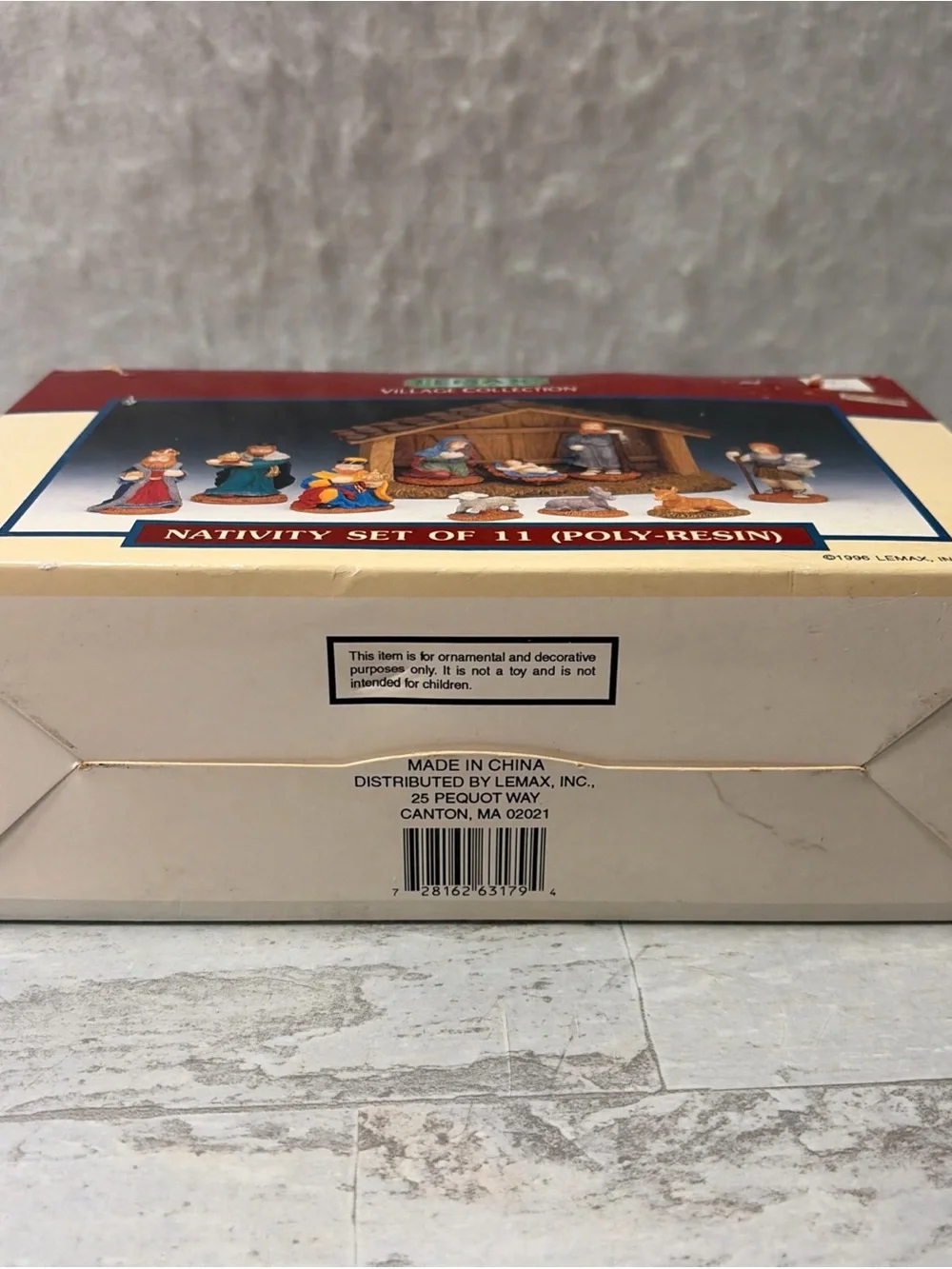 Vintage 1996 Lemax Nativity Set 11 Piece Village Collection Christmas Holiday